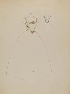 Period Costume Collection: Basque, c. 1936. Creator: Mae Szilvasy