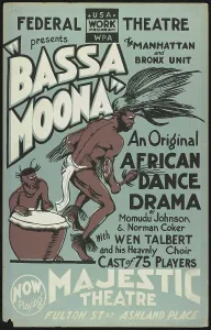Work Projects Administration Prints: Bassa Moona, New York, [1930s]. Creator: Unknown