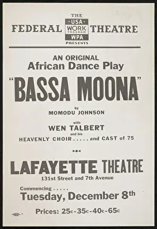 Bassa Moona, New York, 1936. Creator: Unknown