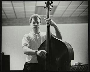 Alec Collection: Bassist Alec Dankworth at The Fairway, Welwyn Garden City, Hertfordshire, 14 April 1991