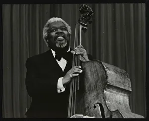 Shaw Prints: Bassist Arvell Shaw, Stevenage, Hertfordshire, 1984. Artist: Denis Williams