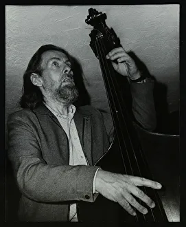P Ind Prints: Bassist Peter Ind at the Bass Clef, London, 1985. Artist: Denis Williams