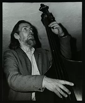 Bass Clef Gallery: Bassist Peter Ind at the Bass Clef, London, 1985. Artist: Denis Williams
