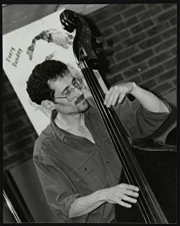Hertfordshire Gallery: Bassist Richard Foot playing at The Fairway, Welwyn Garden City, Hertfordshire, 1999