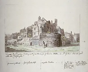Carter Prints: Bastion at the angle of London Wall