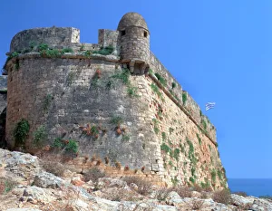 Cretan Prints: Bastion walls, the Fortezza, Rethymnon, Crete, Greece