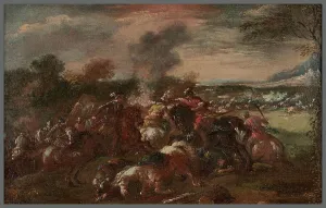 Il Borgognone Prints: Bataille. Creator: Jacques Courtois
