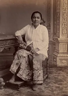 Images Dated 10th August 2020: Batavian Woman, 1860s-70s. Creator: Unknown