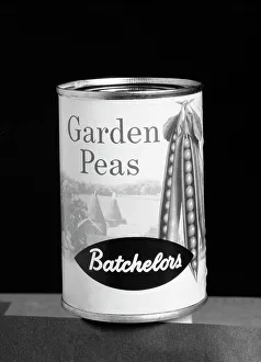 Logo Gallery: Batchelors Garden Peas tin, 1963. Artist: Michael Walters