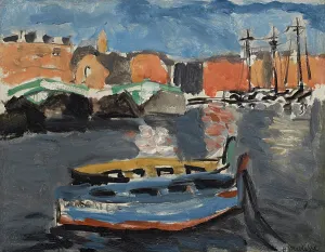 Seashore Prints: Bateau camoufle au port de Marseille, 1917. Creator: Matisse, Henri (1869-1954)