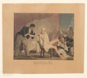 Drying Prints: After the bath, 1800-1880. Creator: Anon