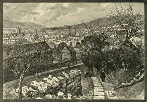 Terraced House Prints: Bath, from Beechen Cliff, 1898. Creator: Unknown
