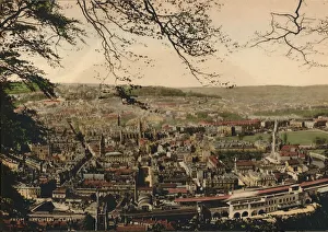 Photochrom Co Ltd Prints: Bath from Beechen Cliff, c1925