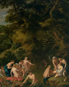 Calisto Prints: The Bath of Diana and Callisto. Creator: Peter van Halen