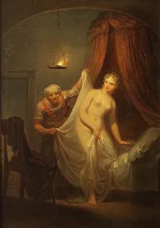 Aleksander Lauréus Prints: After the Bath, early 19th century. Creator: Alexander Lauréus