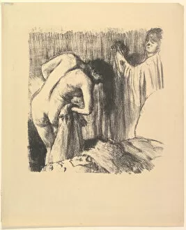 After the Bath III, 1891-92. Creator: Edgar Degas