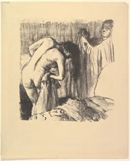 After the Bath III, 1891-92. Creator: Edgar Degas