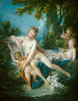 Doves Collection: The Bath of Venus, 1751. Creator: Francois Boucher