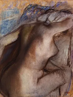 After The Bath Gallery: After the Bath, Woman Drying Herself. Artist: Degas, Edgar (1834-1917)