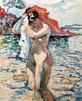 Bather Prints: A Bather, 1906. Artist: Henri Manguin