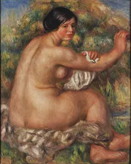 Bather Prints: Bather Drying her Right Arm (Large Sitting Nude)