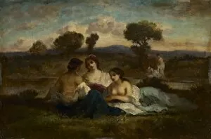Narcisse Diaz De La Peña Gallery: The Bathers, after 1847. Creator: Narcisse Diaz de la Pena (French, 1807-1876), imitator of
