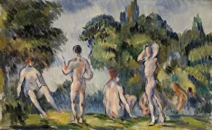 Liberation Collection: Bathers, 1890 / 94. Creator: Paul Cezanne