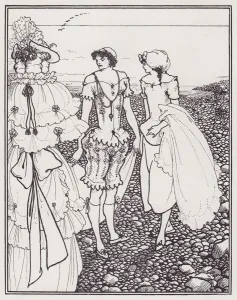 Walker Gallery: The Bathers, 1895. Creator: Aubrey Beardsley