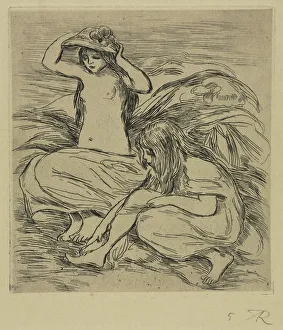 The Two Bathers, 1895. Creator: Pierre-Auguste Renoir (French, 1841-1919)