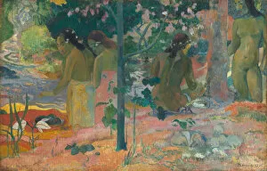 Gauguin Gallery: The Bathers, 1897. Creator: Paul Gauguin