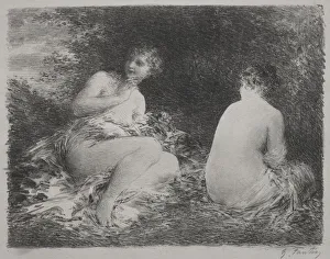 1836 1904 Prints: Bathers, 1899. Creator: Henri Fantin-Latour (French, 1836-1904)
