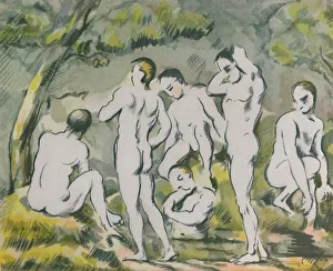 Edward T Prints: The Bathers, 1946. Artist: Paul Cezanne