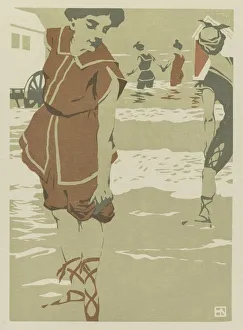 Bathers, c. 1900. Creator: Hans von Newmann (German, 1873-1957)
