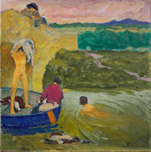 1911 Prints: Bathers, c. 1911. Creator: Moser, Koloman (1868-1918)