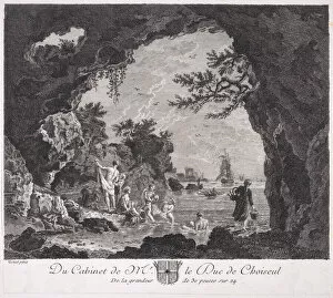 Geological Gallery: The Bathers, ca. 1760. Creator: Unknown