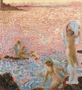 Maurice 1870 1943 Prints: Bathers at Dusk (Baigneuses au Crepuscule), 1912