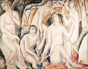 Bather Prints: The Bathers (Les Baigneuses), 1908. Creator: Andre Derain