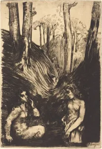 Bathers (Les baigneuses). Creator: Alphonse Legros
