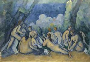 Nude Women Collection: Bathers (Les Grandes Baigneuses), 1894-1905. Artist: Cezanne, Paul (1839-1906)