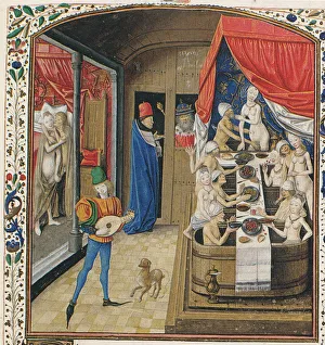 Tradition Prints: A Bathhouse. From Facta et dicta memorabilia by Valerius Maximus