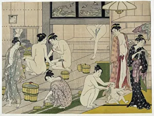 The Bathhouse Women, 1790s. Artist: Torii Kiyonaga