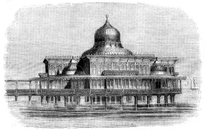 Kiosk Prints: Bathing Kiosk in course of construction for the Viceroy of Egypt, 1858. Creator: Unknown