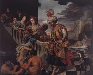 Bathing in an Oriental Harbour, 1584-1625. Creator: Pieter Isaacsz