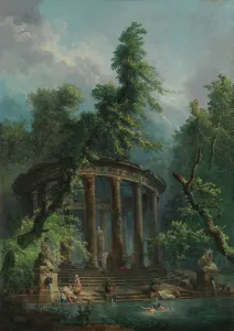Venus Collection: The Bathing Pool. Creator: Hubert Robert