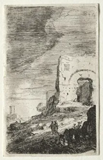 The Baths of Caracalla, 1639. Creator: Bartholomeus Breenberg (Dutch, 1599-1657)