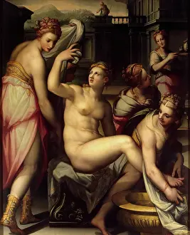 Tuscany Prints: Bathsheba, 1570. Creator: Giovanni Battista Naldini