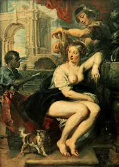 Bathsheba at the Fountain, c1635. Artist: Peter Paul Rubens