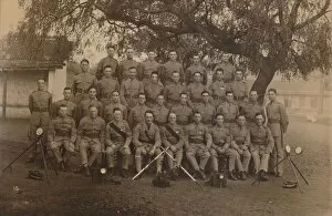 Battalion Gallery: The Battalion Signallers of the First Battalion, The Queens Own Royal West Kent Regiment. Poona, In