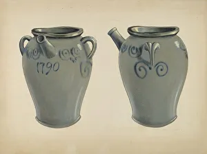Spouted Prints: Batter Jar, c. 1936. Creator: Fred Weiss