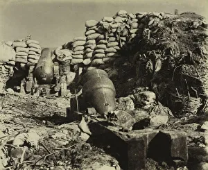 Battery, Malakoff, 1855. Creator: Leon-Eugene Mehedin (French, 1828-1905); Col